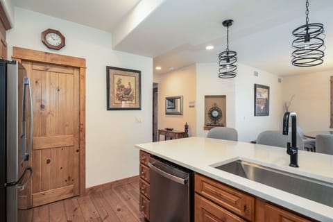 Tons of counter space in the gourmet kitchen