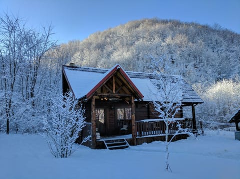 The Little Mountain Cabin in Winter Wonderland