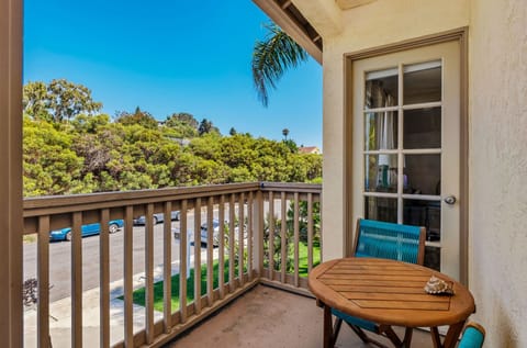 Balcony connecting bedrooms
