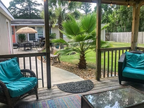 Gameroom covered deck