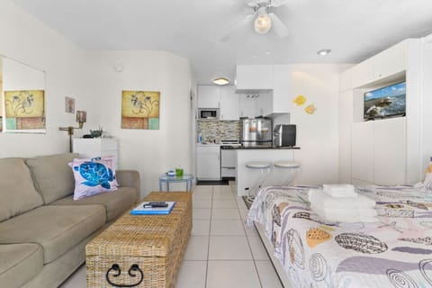 Living Area View of Kitchen