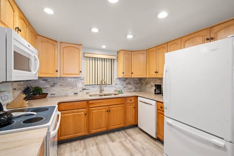 Fully Equipped Kitchen Offers All the Conveniences of Home