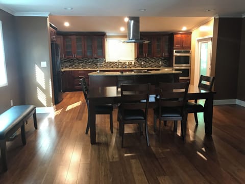 Dining room/kitchen view