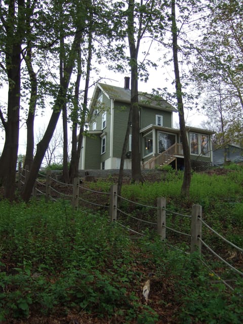 House from bottom of property.