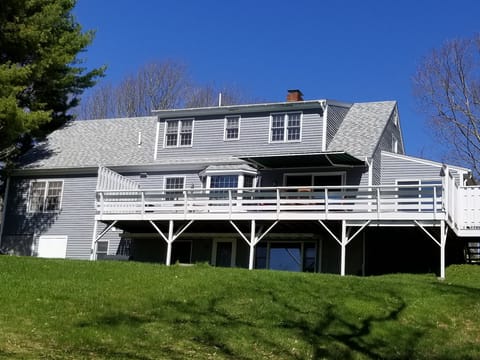West facing front of house
