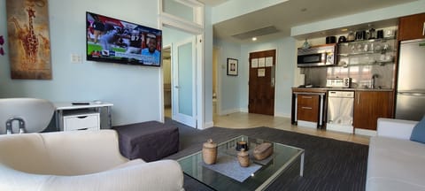 Living room and Kitchen