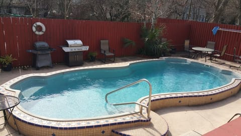 Our pool is open all year round for you polar lubbers!