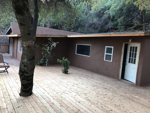 Decks in front of House 