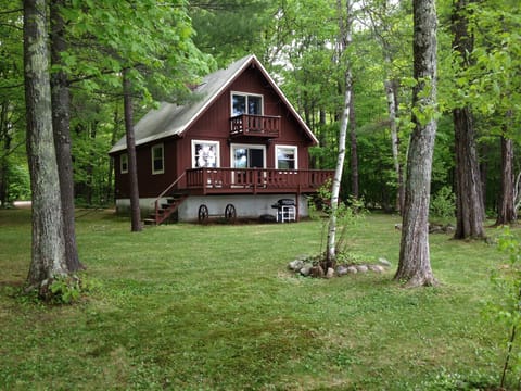 Front of house facing the water