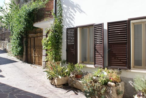 Front of house and entrance