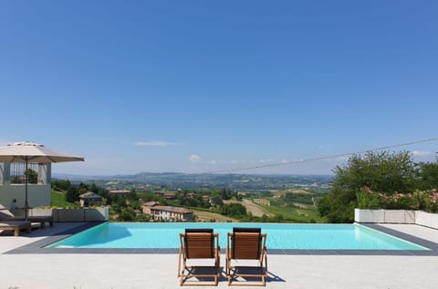 Infinity pool with breathtaking view.