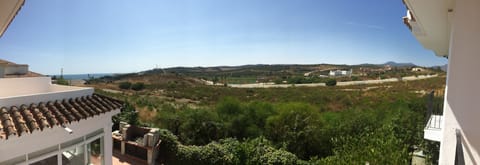 View to the rear of the property from terrace