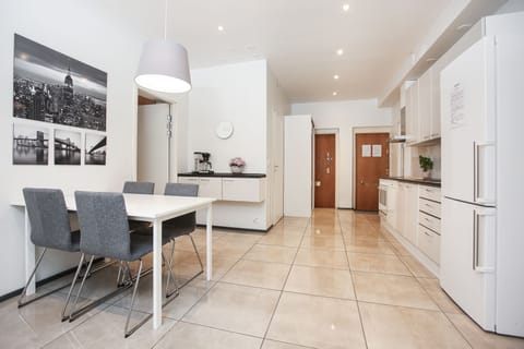 Kitchen and table in the kitchen