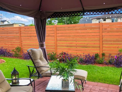 Sitting Area Under Gazebo 