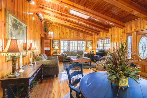 The Cutest Cabin in Helen is a spectacular space and beautifully decorated.