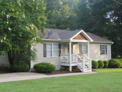Spacious corner lot with two driveways.  