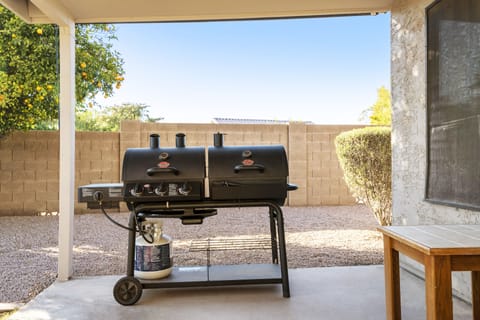 New propane and charcol BBQ!!!