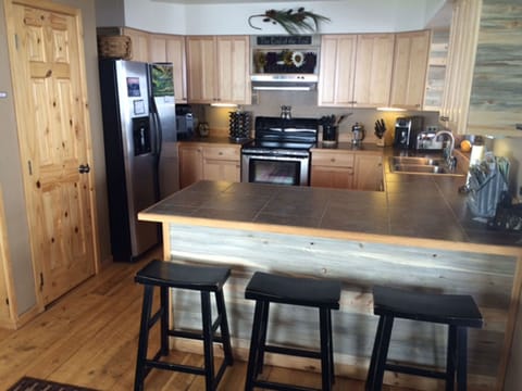 Well stocked kitchen