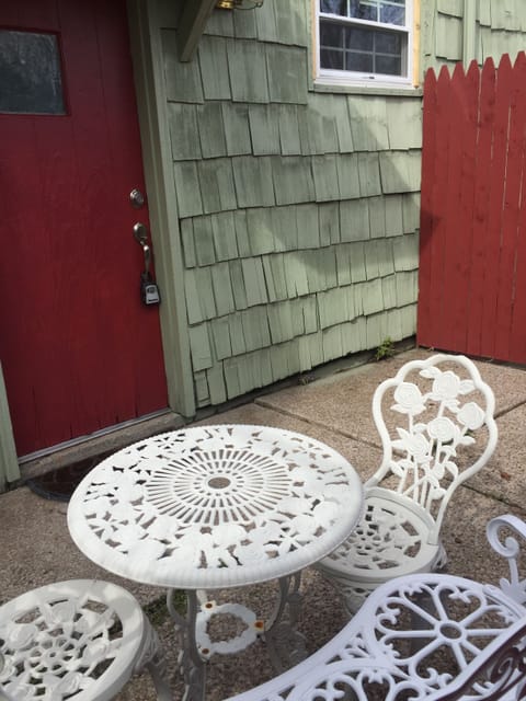 Apartment Patio and Entrance Door