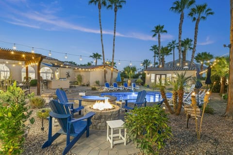 Warm up with some s'mores around the fire pit.