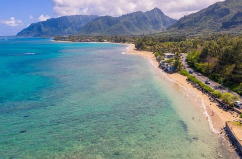 Our beachfront home is located on the most beautiful sandy coastline!