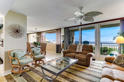 Ocean view from main floor living room, dining room and kitchen!