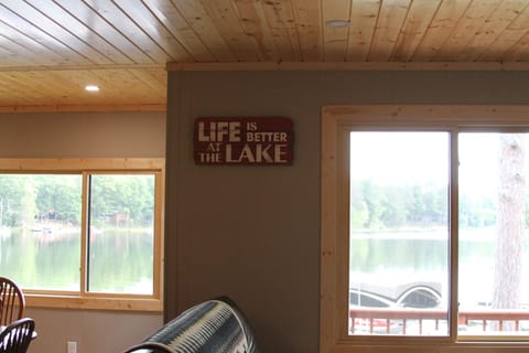 Big Picture windows for lake views