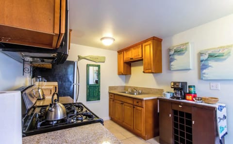 Fully-equipped kitchen.