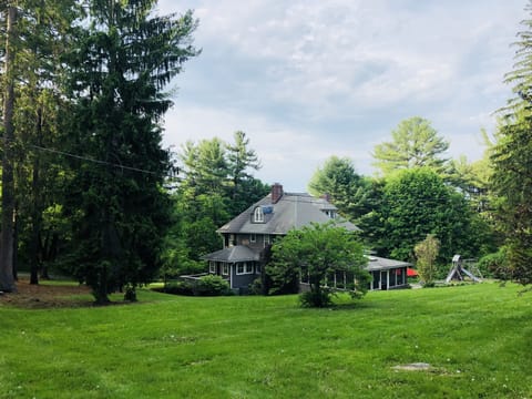 View from the top of the driveway.