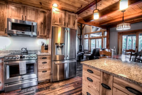 Fully stocked luxury kitchen