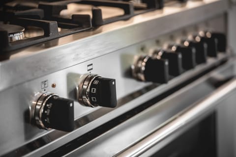 Bertazzoni range detail