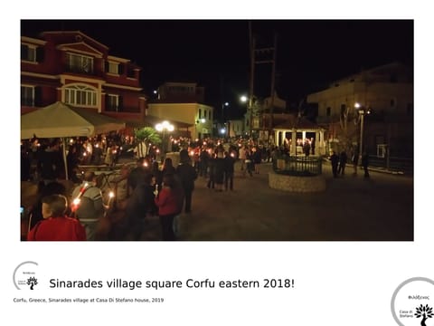 night celebration int he village