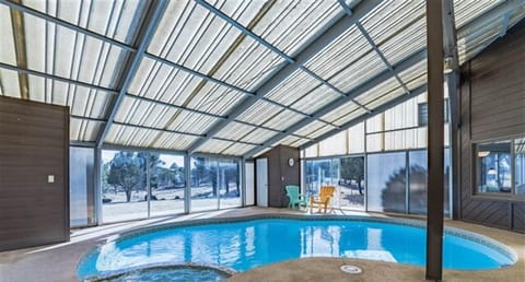 Enjoy a swim in the indoor pool!