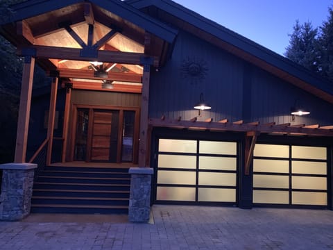 Recently remodeled exterior and new lighting.