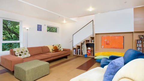 Welcome to our home.  4 star green built, spacious and light.