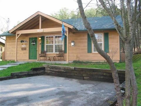 FRONT VIEW OF OUR CABIN