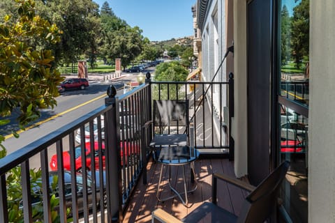 Enjoy Balcony Views while sipping local wines!