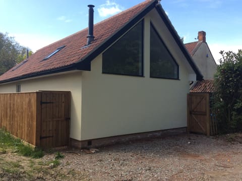 Parking for two standard vehicles.