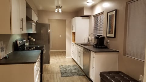 Kitchen with Keurig and regular coffee maker