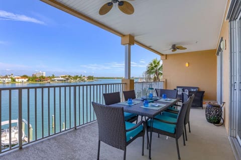 Enjoy Gorgeous Views as You Dine or Relax on the Private, Covered Balcony