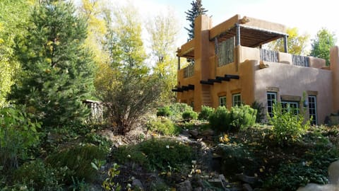 View of the deck from the garden