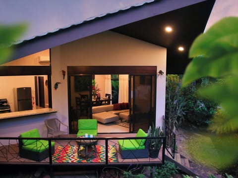 Front and terrace