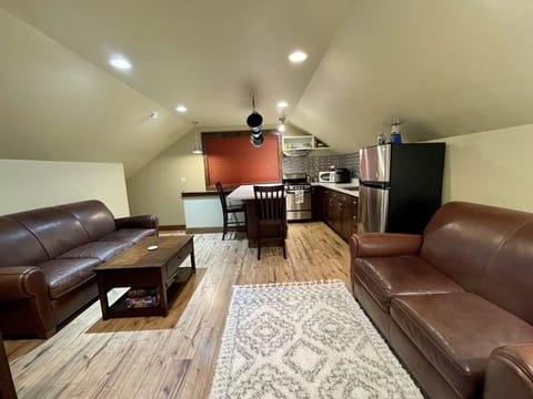 Kitchen and living room