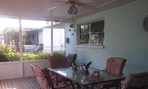 Back Patio enclosed no ac