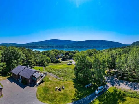 Ariel view of the property and Somes Sound (Ocean)