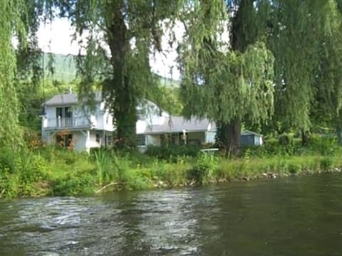 View of the house from the Battenkill