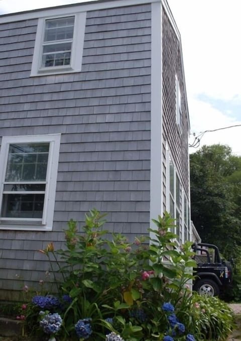 Right front side of house