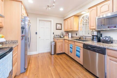 Fully stocked kitchen