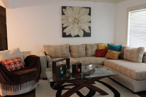 Comfy seating in the living room area