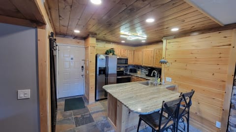 DR looking into kitchen